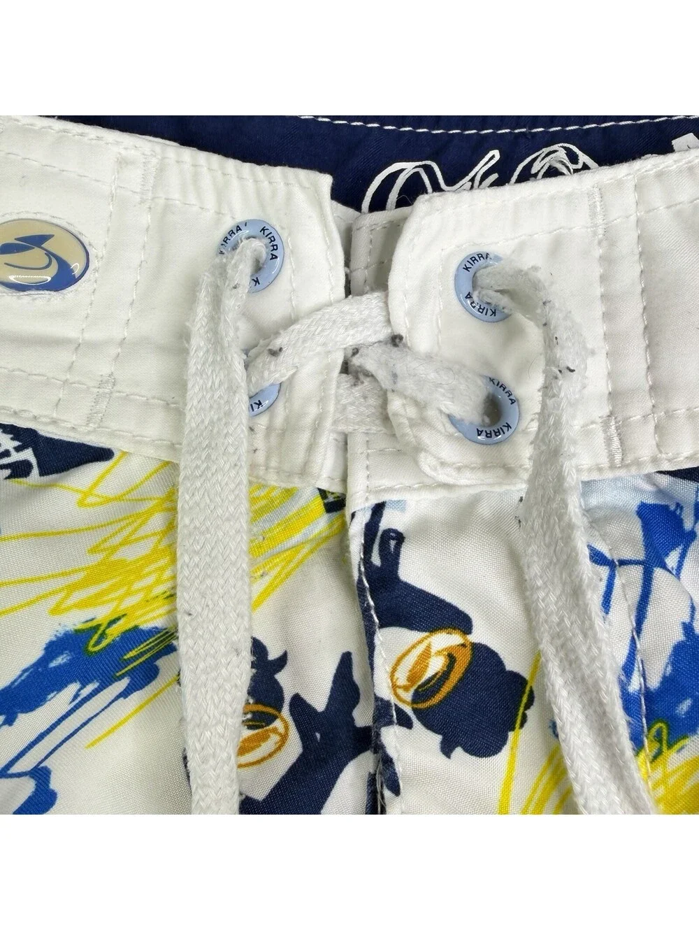 Vintage Kirra Board Shorts Size 31 Y2K 90s 10” Drawstring Surf Skate